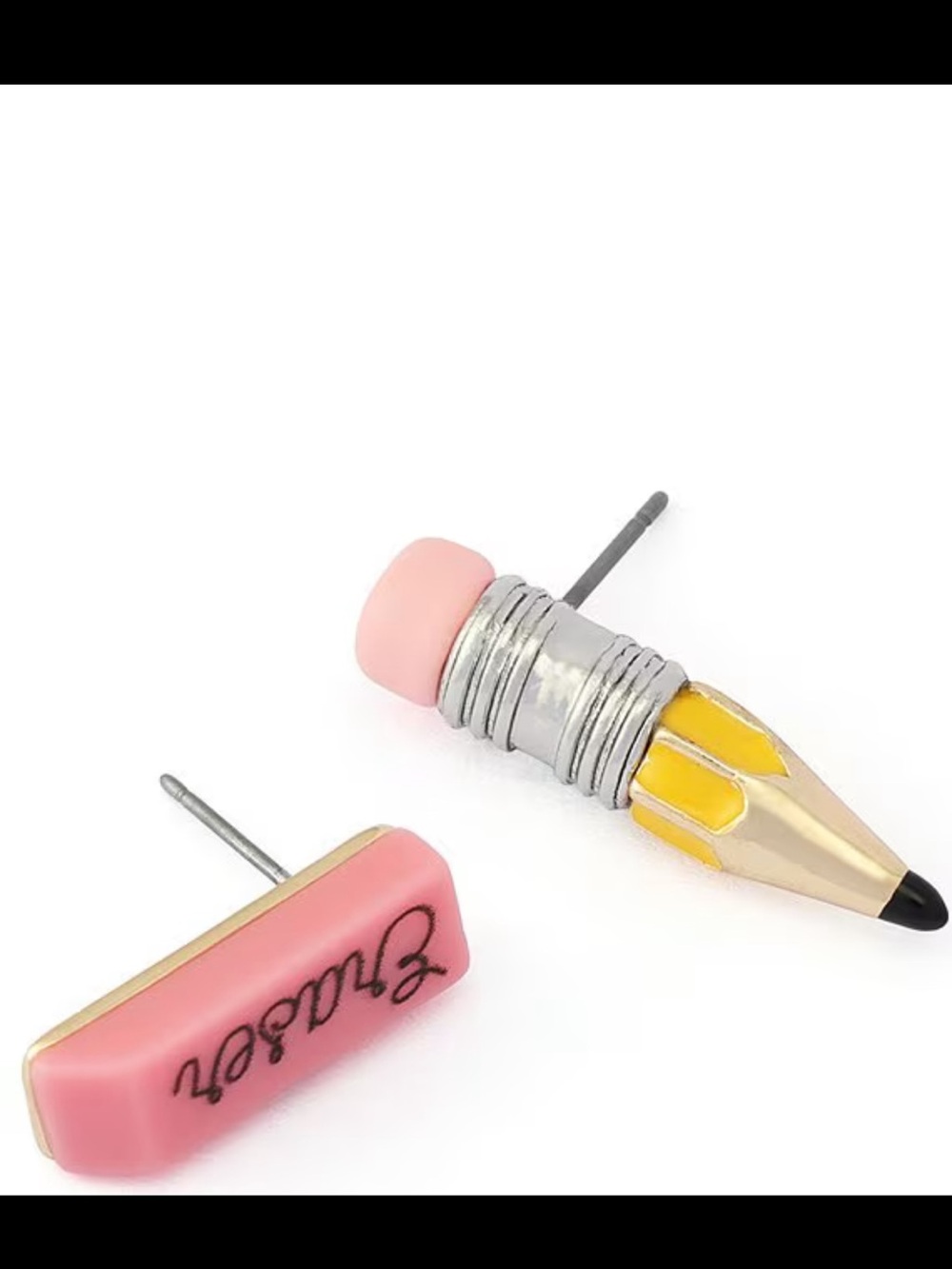 Best in Class Mismatched Eraser Stud Earrings